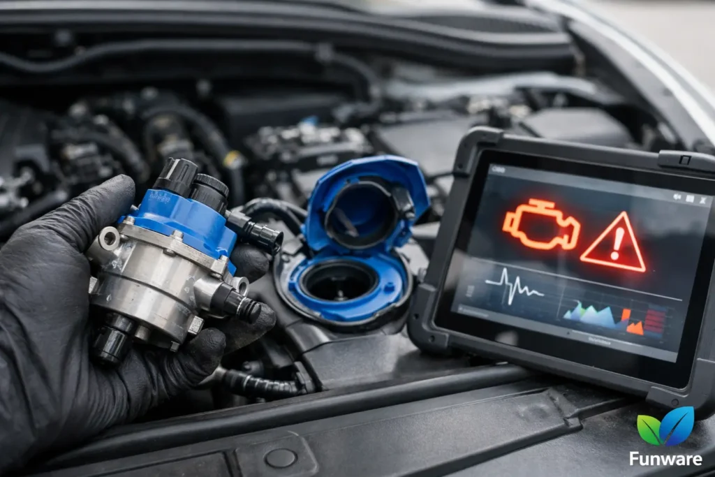 Błąd P208E: problem z pompą AdBlue