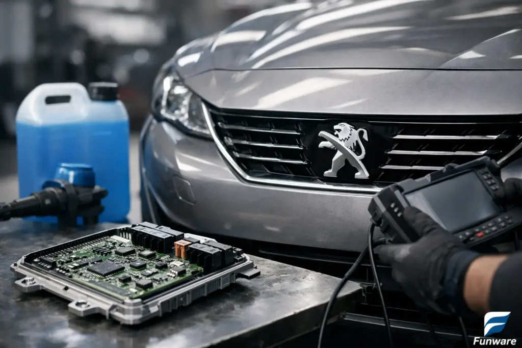 Peugeot 2.0 HDi: usuwanie AdBlue DCM6.2A, 6.2C i 7.1