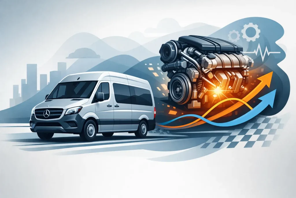 Mercedes Sprinter - poprawa elastyczności silnika