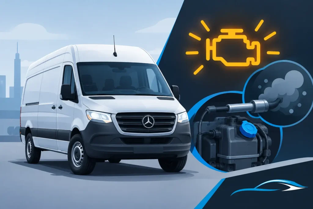 P2BAC i przekroczenie NOx w Sprinterze - migający check